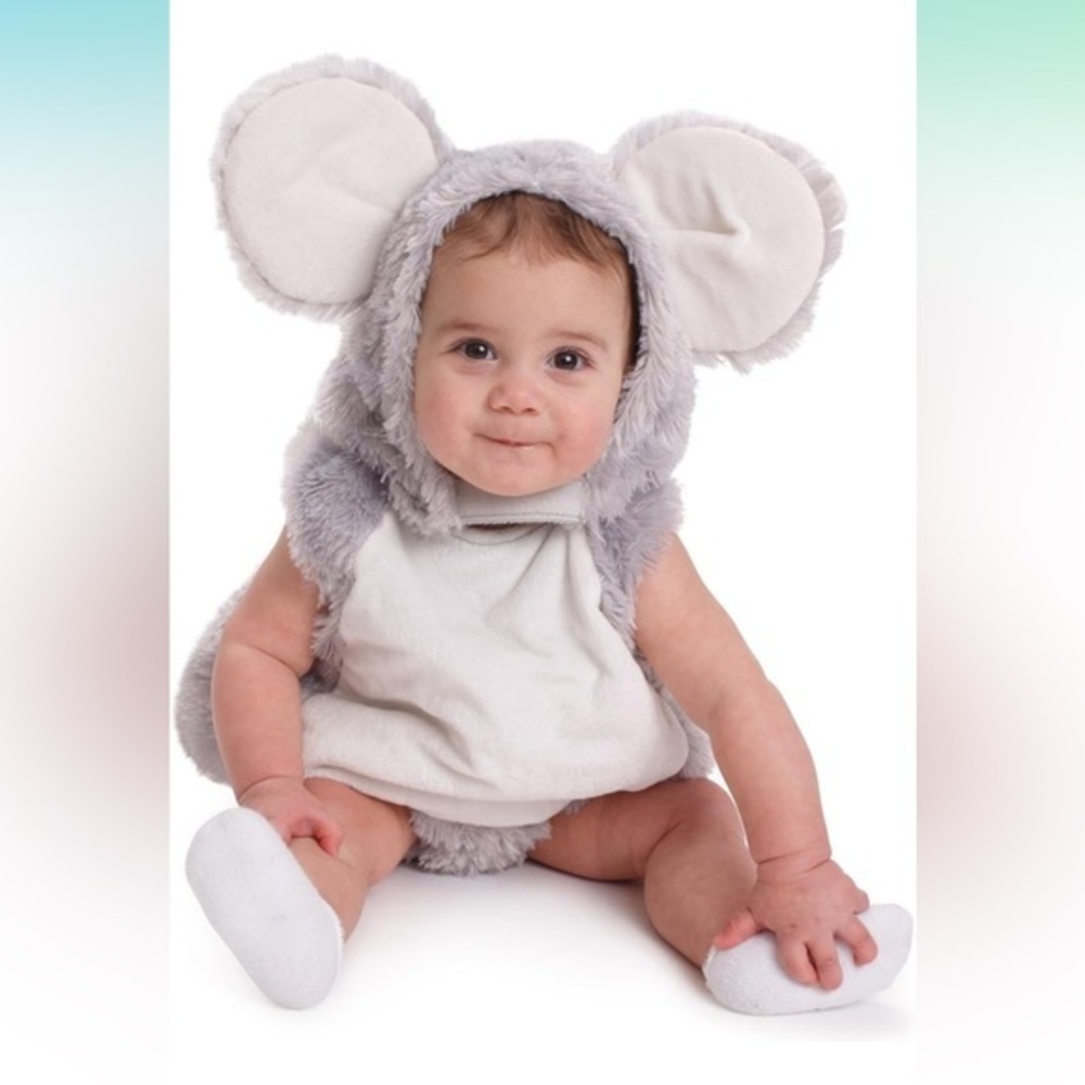 Dress Up America Baby Mouse Costume For Toddlers - Adorable Squeaky Mouse Outfit
